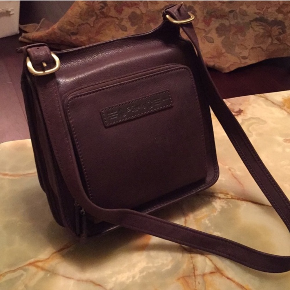Fossil Unisex Crossbody Brown Leather